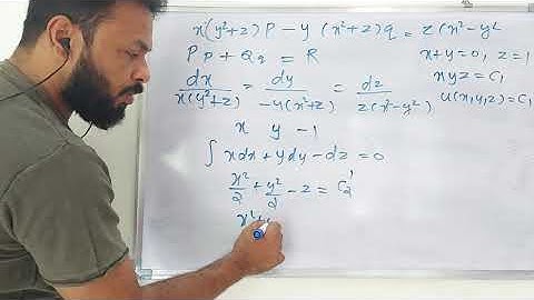 P.D.E...Integral Surface passing through a given surface