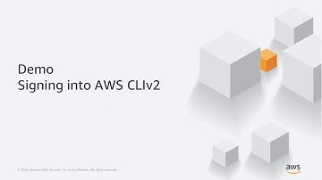 Demo: Signing into AWS CLIv2