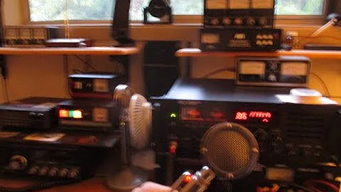 11 meter band radio SSB skip talking / Michigan