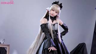 【Size S-4XL】DokiDoki-R Anime Chobits Cosplay Chi Cosplay Costume Freya Black Dress