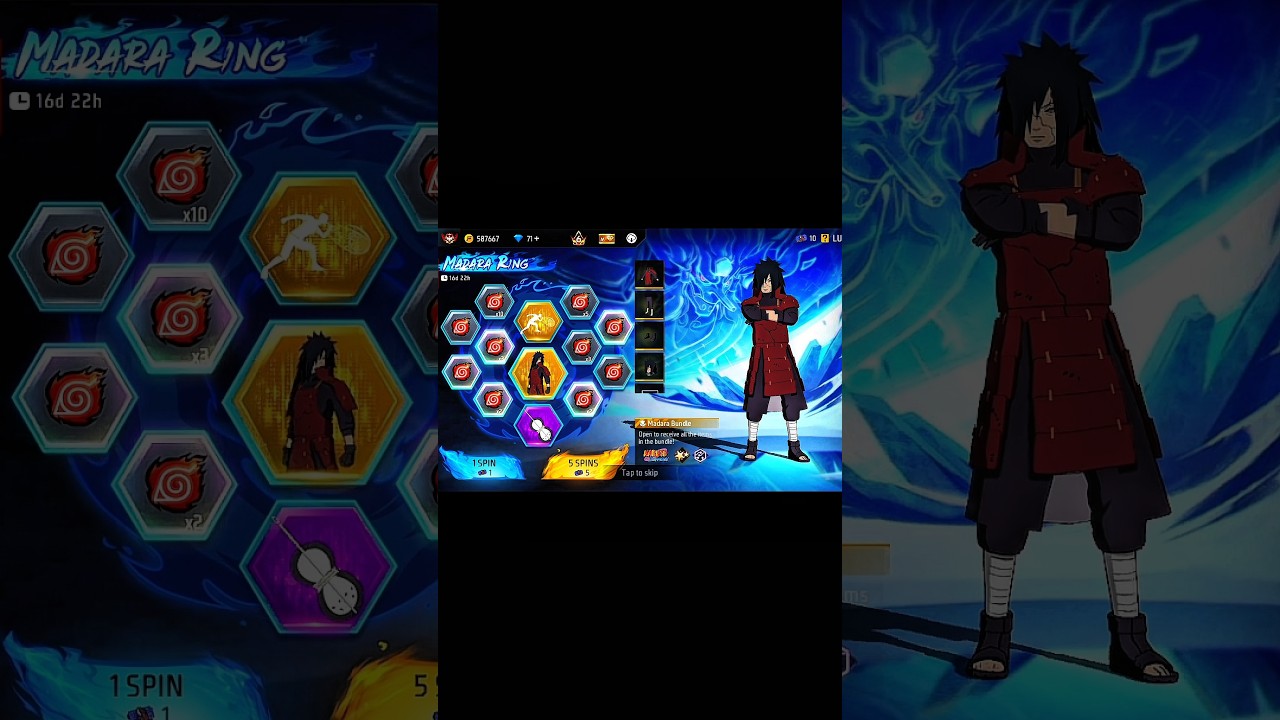 new madara bundle one spin trick 💥 !!