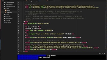 AngularJS 1.6.x Tutorial - 4 - search filter and custom filters