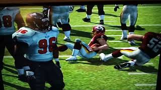 Sean Taylor is that guy ( part 2 bucs Washington wk 1 Madden 05 franchise mode)
