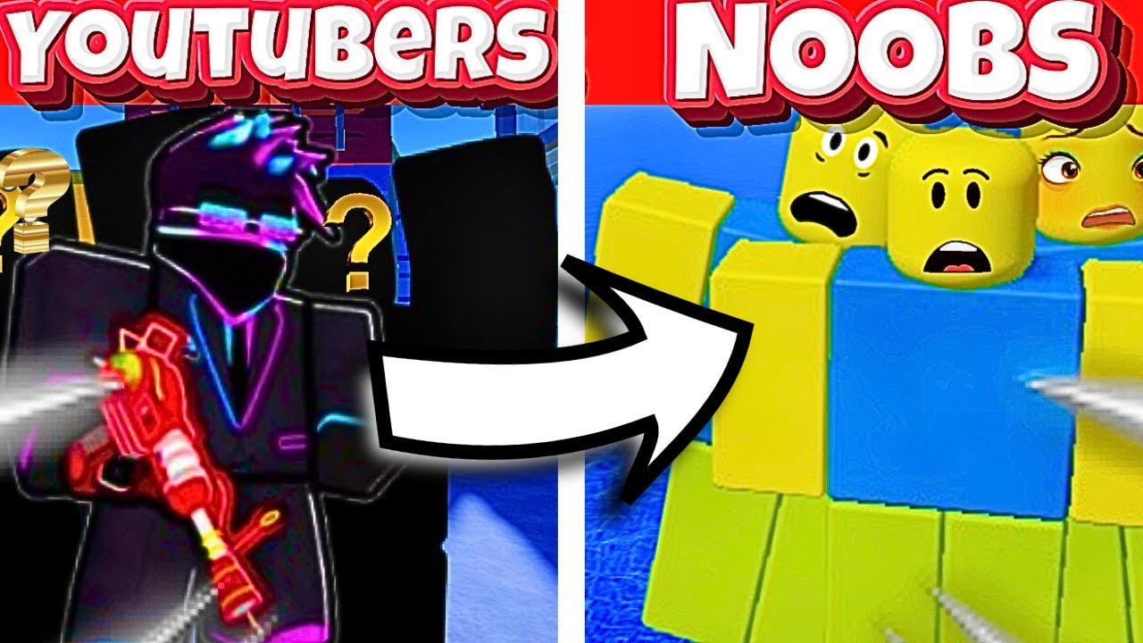 noobs ENDING 20.1k WINSTREAKS @MiniBloxia @Tanqr on Rivals | YouTubers vs Noobs (Allegedly)