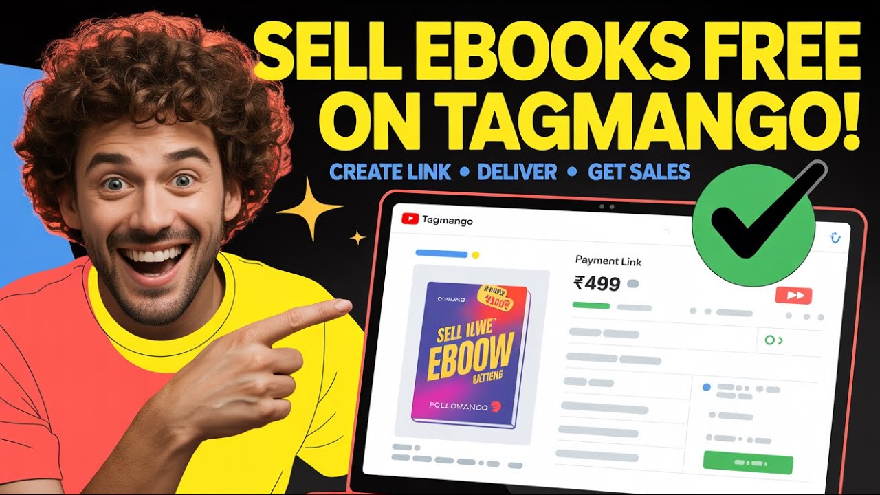 Earn Passive Income Selling eBooks on TagMango  for FREE | Step-by-Step Free Setup for Beginners 💰