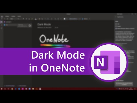 Dark Mode in OneNote für Windows 10 aktivieren | Microsoft365DE