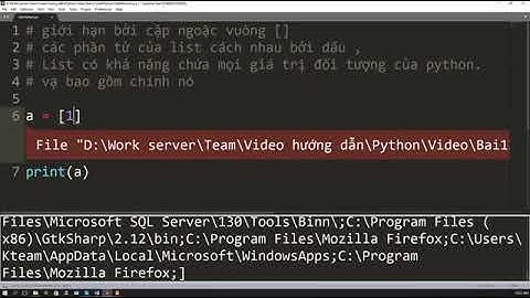 Bài 12 - Kiểu dữ liệu List trong Python - Phần 1