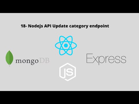 18- MERN : API update category endpoint