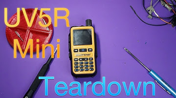 Baofeng UV5R mini teardown