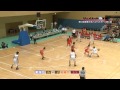 関東大学バスケ2013新人戦準決勝、 東海大学vs拓殖大学