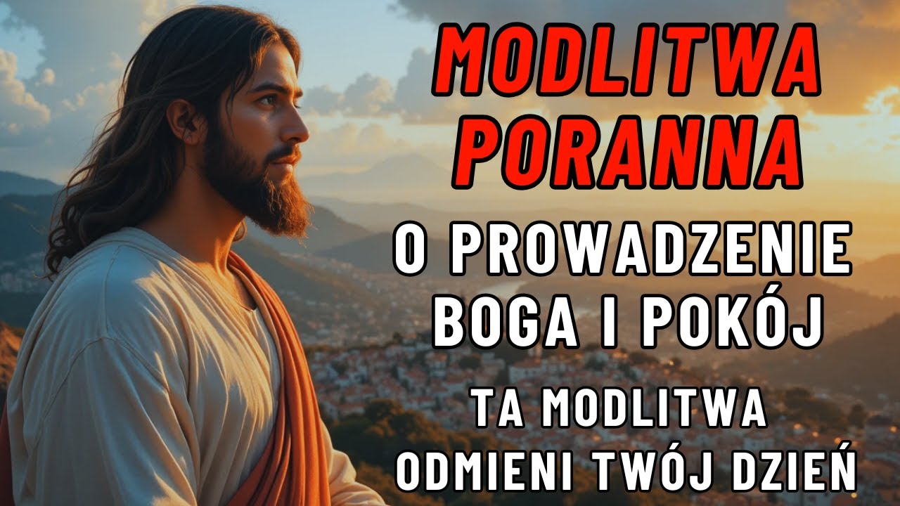 Niech Ten Dzień Będzie Błogosławiony | Poranna Modlitwa o Prowadzenie Boga, Pokój i Wiarę 🙏🌅