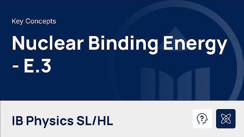 Nuclear Binding Energy [IB Physics SL/HL]