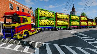 Trucks vs Upside Down Speed Bumps | BeamNG.DRIVE
