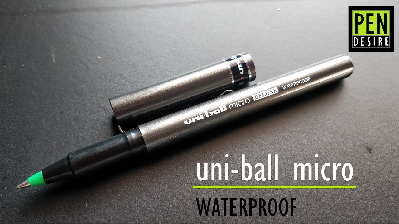 287 Uniball MICRO DELUXE Waterproof UB 155 Searching for slim writing