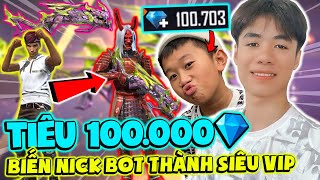 BUSS GAMING TIÊU 100.000 KIM CƯƠNG BIẾN NICK TRẺ TRÂU TRONG QUÂN ĐOÀN TỪ NICK CÙI THÀNH SIÊU VIP