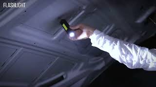 Lanterna frontala LED reincarcabile, 300 lm, 3 moduri de iluminare, 800 mAh, IPX3, cu magnet