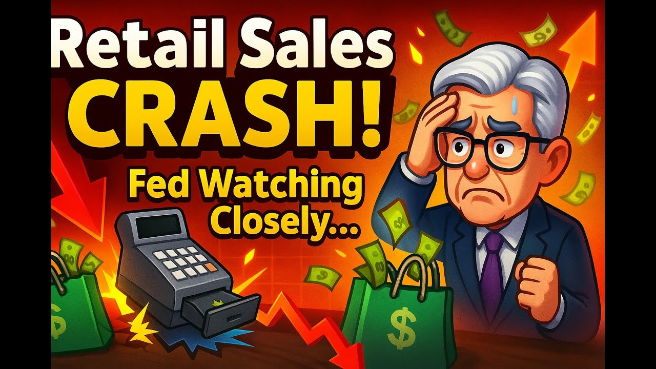 📉 Retail Sales TANK! Is the Consumer Cracking? | Options Flow Breakdown 💥🛒