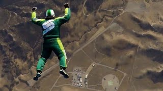 Luke Aikins No Parachute 25,000 Feet Airplane Jump Complete Video