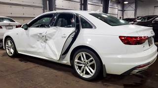 Junkyard or Fixable? Audi A4 Took a Hard Side Hit