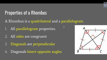 Geometry 6.4 Properties of Rhombuses, Rectangles, and Squares