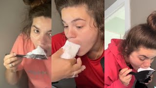 @TheIceQueennn  ONLY BITES ICE EATING | SOFT SQUEAKY FREEZER FROST EATING screenshot 2