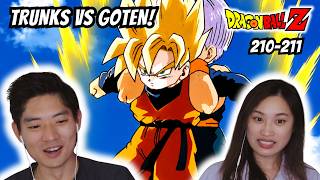 ⚡ SUPER SAIYAN TRUNKS VS GOTEN! - Dragon Ball Z Ep 210, 211, 212 REACTION!