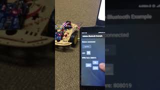 Controlled DC Motor Car with BlueTooth  HC-06 using L298N motor Driver on Android [B4A and B4R] screenshot 5