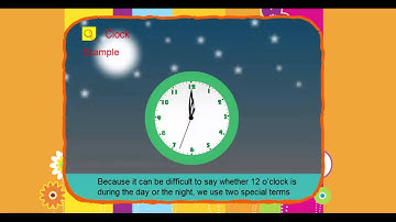 Explore Math Class 3, Unit 12, 03 Clock example