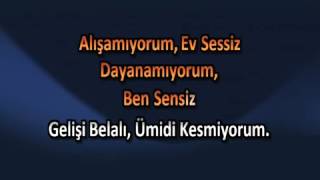 Cem Belevi  Alışamıyorum   KARAOKE