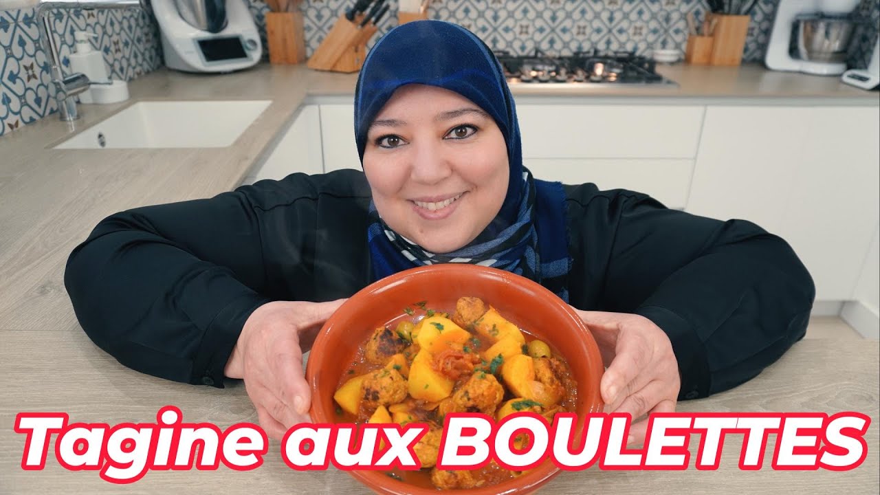 Tajine de pommes de terre aux boulettes
