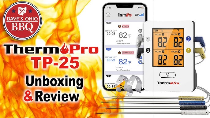 ThermoPro Truly Wireless Bluetooth Grill Thermometer Bundle - Sam's Club