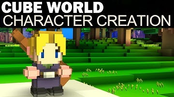 Cube World - Full Character Creation (All Classes, Races, Hairstyles & More!)