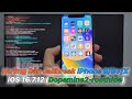 Hướng Dẫn Jailbreak iPhone 8 / 8 Plus / X iOS 16.7.12 (Dopamine 2 – RootHide) Ổn Định