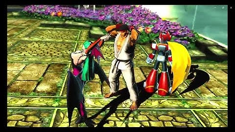 Marvel vs Capcom 3 Fate of Two Worlds Ryu Morrigan Zero Viewtiful Joe Captain America