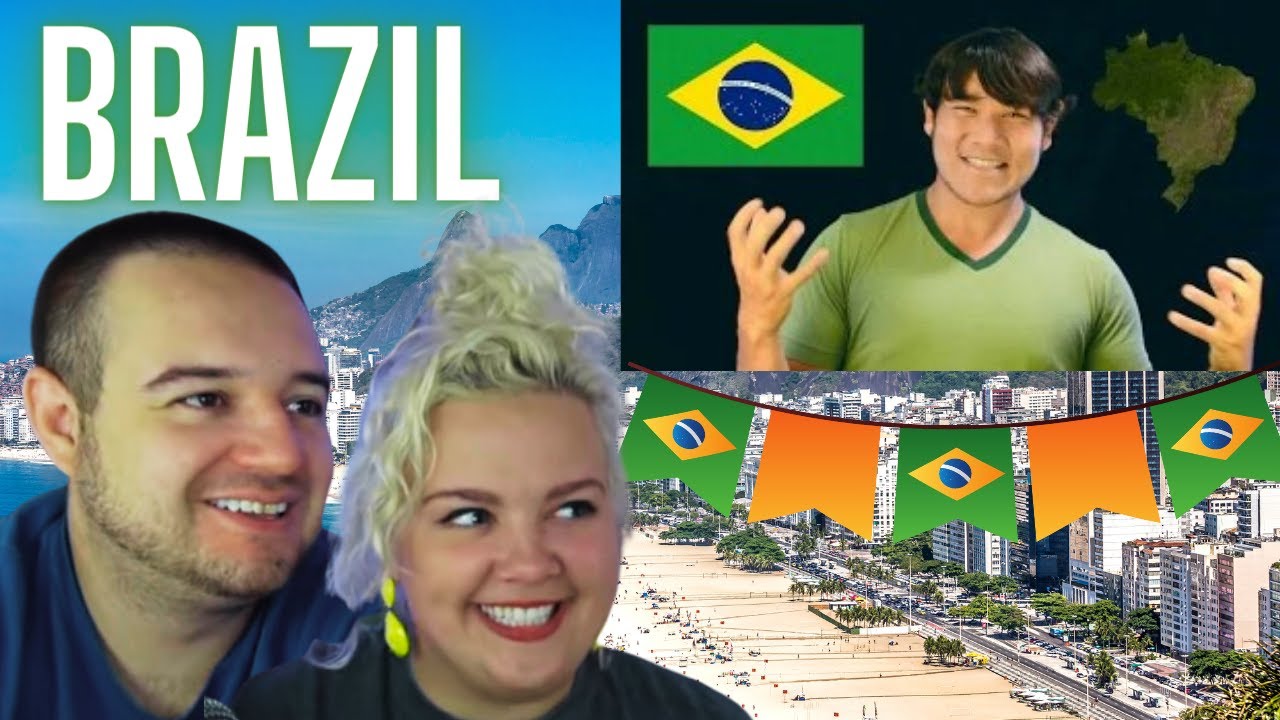 Geography Now! Brazil COUPLE REACTION VIDEO YouTube