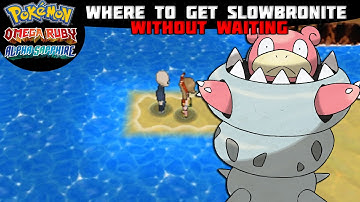 Pokémon Omega Ruby/Alpha Sapphire - SLOWBRONITE LOCATION (Where to find) Step-by-step Tutorial