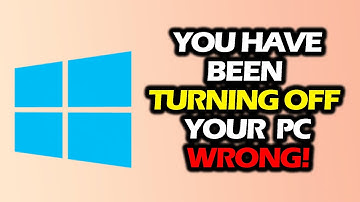 How to Properly Shut Down Your PC/Laptop | THE WAY YOU