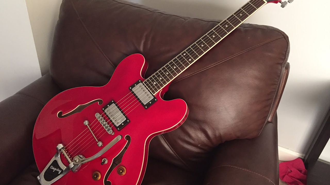 Gibson ES-335 Dot BIGSBY B7取付け 2005年製 How to install a Bigsby on a Gibson ES-335