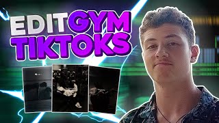 How To Edit These Gym Tiktoks In Premiere Pro