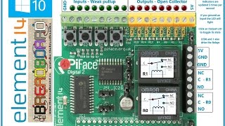 Raspberry PI 2,  PIFACE Digital 2 and Windows 10 for IoT screenshot 5