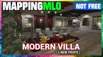 Patoche MLO Modern VILLA + props ( FIVEM )