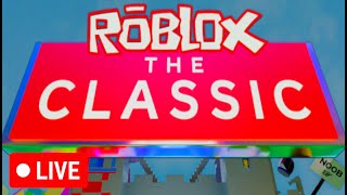 Playing The new Roblox classic event - Live