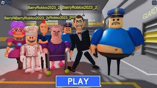 All Morphs Unlocked BARRY'S PRISON RUN! roblox! Gameplay Walkthrough No Death 4K