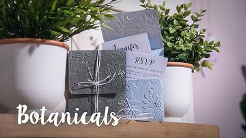 How to Make Botanical Embossed Envelopes - Sizzix