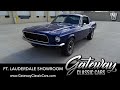 1968 Ford Mustang Fastback Gateway Classic Cars of Ft. Lauderdale #1088