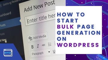 How to Start Page Generation on WordPress with MPG