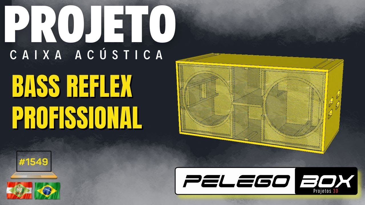 1549 PROFESSIONAL SPEAKER BOX 2X 18