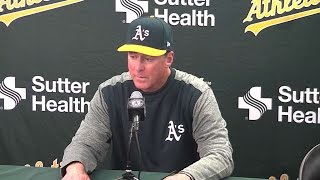 LAA@OAK: Melvin on late loss to Angels
