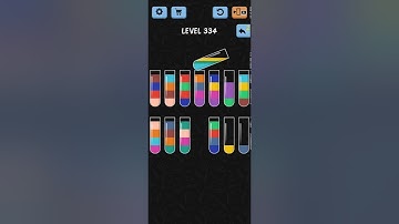 Water Color Sort Level 334 Walkthrough Solution iOS/Android