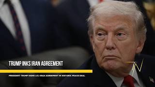 Trump signs U.S.-Iran agreement in historic peace deal